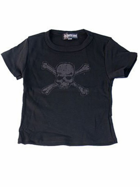 Darkside Baby Kleinkind Kinder Children T-Shirt Totenkopf Skull Schwarz 5006