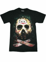 Darkside Herren T-Shirt Jason Splatter Horror Blut...