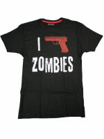 Darkside T-Shirt I Kill Zombies Blood Splatter Horror...