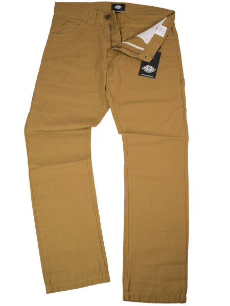 Dickies Hose Ridgeway 5 Pocket Cargo Jeans Ocker / Braun Rockabilly  5048