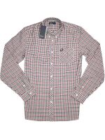 Fred Perry Button-Down Langarmhemd Four Color Gingham Shirt M5550 850  7475