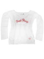 Fred Perry Damen Longsleeve Pullover Weiß Pink G4806 100 Oberteil Frauen 6108