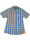 Fred Perry Herren Button Down Kurzarmhemd M8199 407 Orange Blau Weiß Gelb 7072
