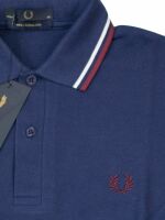 Fred Perry Herren Polo Shirt M12 C14 French Navy Made In England Blau 7276