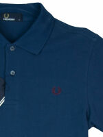 Fred Perry Herren Polo Shirt M3000 380 Blau Burgundy...