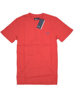 Fred Perry Herren T-Shirt M6332 382 Vintage Red Rot Stick...