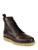 Fred Perry Longwing-Budapester Stiefelette Halbschuhe...