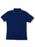 Fred Perry Polo Shirt Blau Weiß Navy M3600 651 Slim...