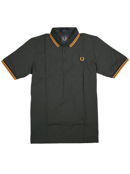 Fred Perry Polo Shirt M102 H62 Made in Japan Für Herren Antrazit Polohemd  7477