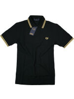 Fred Perry Polo Shirt M12 157 Made In England Schwarz /...