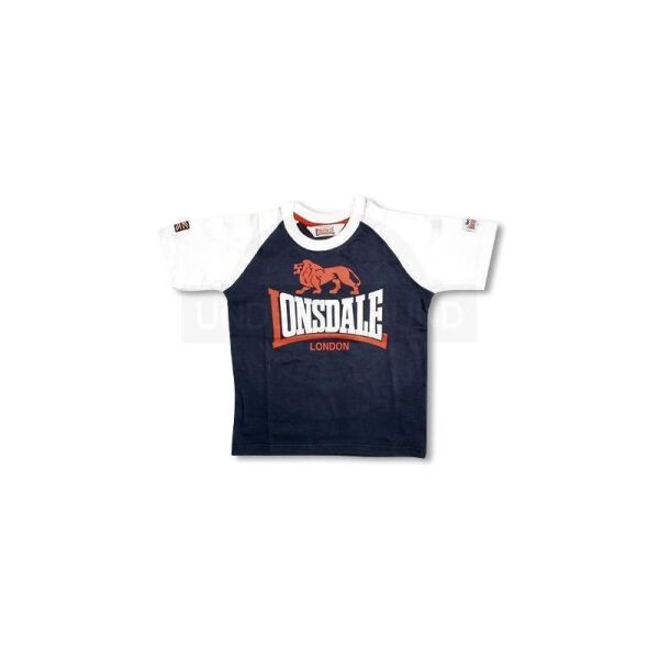 Lonsdale Kids Shirt Logo Dunkelblau  5003