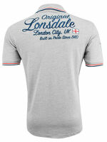 Lonsdale Polo Moss Poloshirt 111170 1004 Marl Grey Slim...