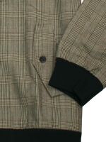 Merc Herren Jacke Charl Übergangsjacke Fischgräte Beige Grau 5029