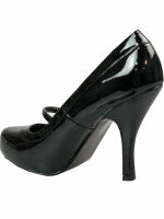 Pin Up Couture Damen Pump Cutiepie Lack Cherry Rockabilly Highheel Riemchen 5011