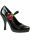 Pin Up Couture Damen Pump Cutiepie Lack Cherry Rockabilly Highheel Riemchen 5011