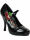 Pin Up Couture Damen Pump Cutiepie Lack Cherry Rockabilly Highheel Riemchen 5011