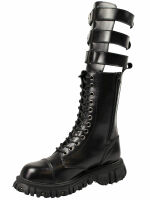 T.U.K. / TUK Anarchic Stiefel Ranger Boot Stiefel Buckles Schnallen A7858  5019