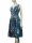 Vanity Project Damen Kleid Blau Cowgirl Pin up Rockabilly Vintage Petticoat 5001