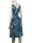 Vanity Project Damen Kleid Blau Cowgirl Pin up Rockabilly Vintage Petticoat 5001