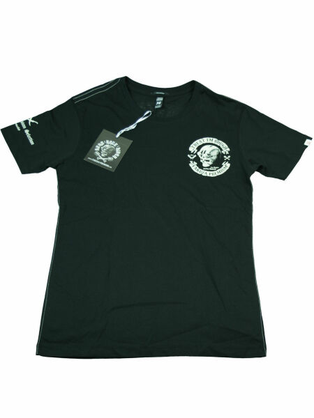 Yakuza Premium Herren T-Shirt Oberteil Schwarz Treat Em Rough 5030