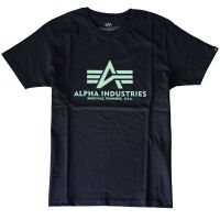 Alpha Industries Basic T Kryptonite Herren T-Shirt Glow...