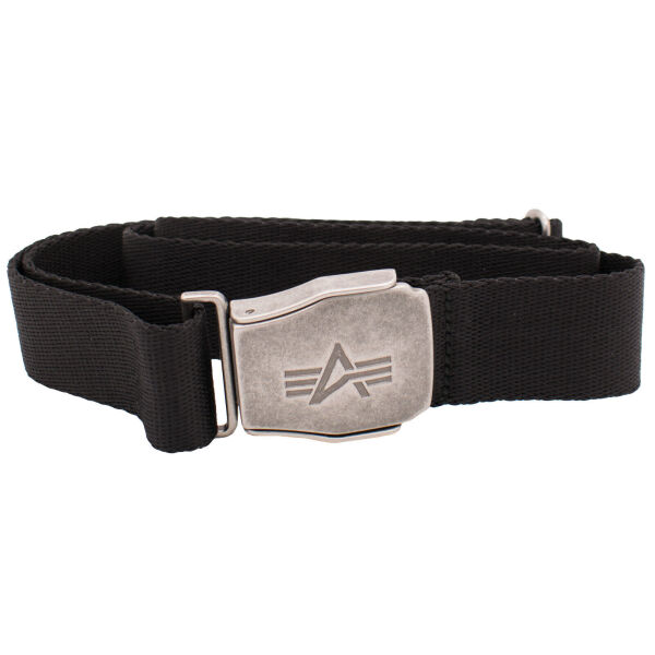 Alpha Industries Herren Gürtel Buckle Belt 6493 Schwarz 6493 One Size