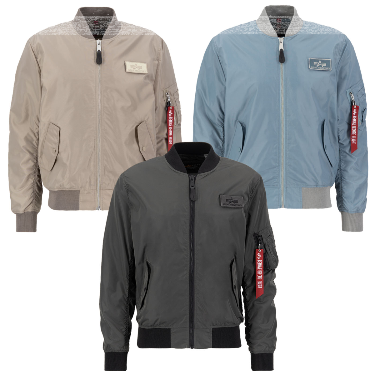 alpha industries bomberjacke oliv