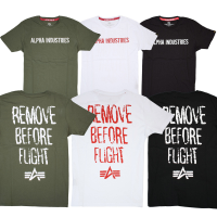 Alpha Industries Herren T- Shirt Remove Before Flight RBF...