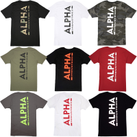 Alpha Industries Herren T-Shirt Backprint T Farbauswahl...