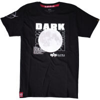 Alpha Industries Herren T-Shirt Darkside T 108510 Schwarz 6687