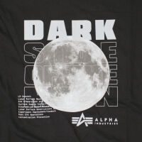 Alpha Industries Herren T-Shirt Darkside T 108510 Schwarz 6687