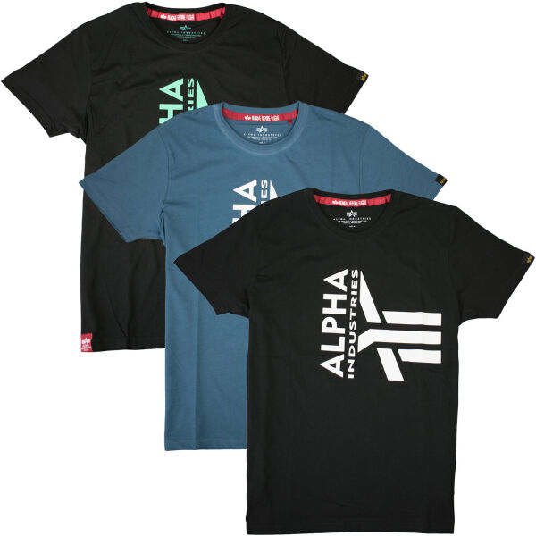 Alpha Industries Herren T-Shirt Half Logo Foam T 106510 Farbauswahl Neu