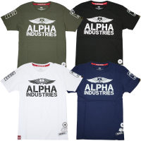 Alpha Industries Herren T-Shirt Rebel T 196518 435...