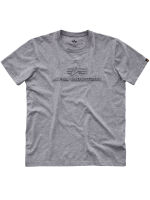 Alpha Industries T-Shirt 3D T 178502 17 Grey Heather Grau...