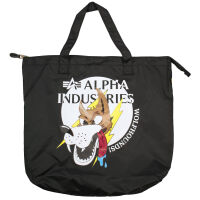 Alpha Industries Wolfhounds Zip Shopper 108943 Tasche Handtasche Schwarz 6702