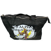 Alpha Industries Wolfhounds Zip Shopper 108943 Tasche Handtasche Schwarz 6702