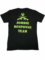 Darkside T-Shirt Zombie Outbreak Splatter Horror Blut Halloween Schwarz 5020