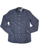 Fred Perry Button-Down Langarmhemd M4514 738 Distorted...