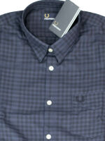 Fred Perry Button-Down Langarmhemd M4514 738 Distorted Gingham 7382