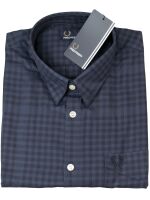 Fred Perry Button-Down Langarmhemd M4514 738 Distorted Gingham 7382