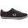 Fred Perry Herren Schuh Turnschuh Sneaker B8141 102 Newington Suede Schwarz 5527