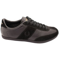 Fred Perry Schuh Turnschuh Sneaker B3026 102 Burghley Tumbled Schwarz 5788