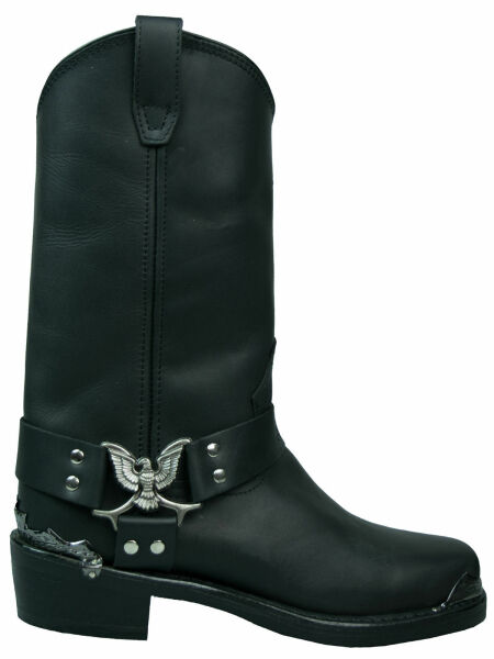 Grinders Boots Stiefel Biker-boots Eagle Hi Schwarz 5000