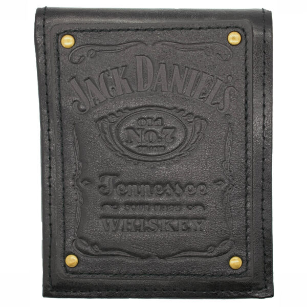 Jack Daniels Geldbeutel Brieftasche Portemonnaie Geldbörse Schwarz