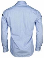 Lonsdale Langarmhemd Kilian Blau Weiß Kariert 111203 Longsleeve Shirt 5289