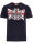 Lonsdale T-Shirt Navy / Dunkelblau Uk Flagge 113674 Shirt 5247