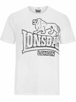 Lonsdale T-Shirt Weiß Lion 113674 Shirt 5246
