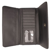 Loungefly Damen Geldbeutel Skull Geldbörse Portemonnaie Clutch Schwarz 5010