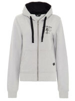 Queen Kerosin Damen Hoodie Jacke Motor City Grau Rockabilly Kapuzenjacke 5069
