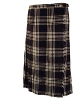 Tiger of London Herren-Rock Kilt Rot Blau Schwarz Grün Kariert